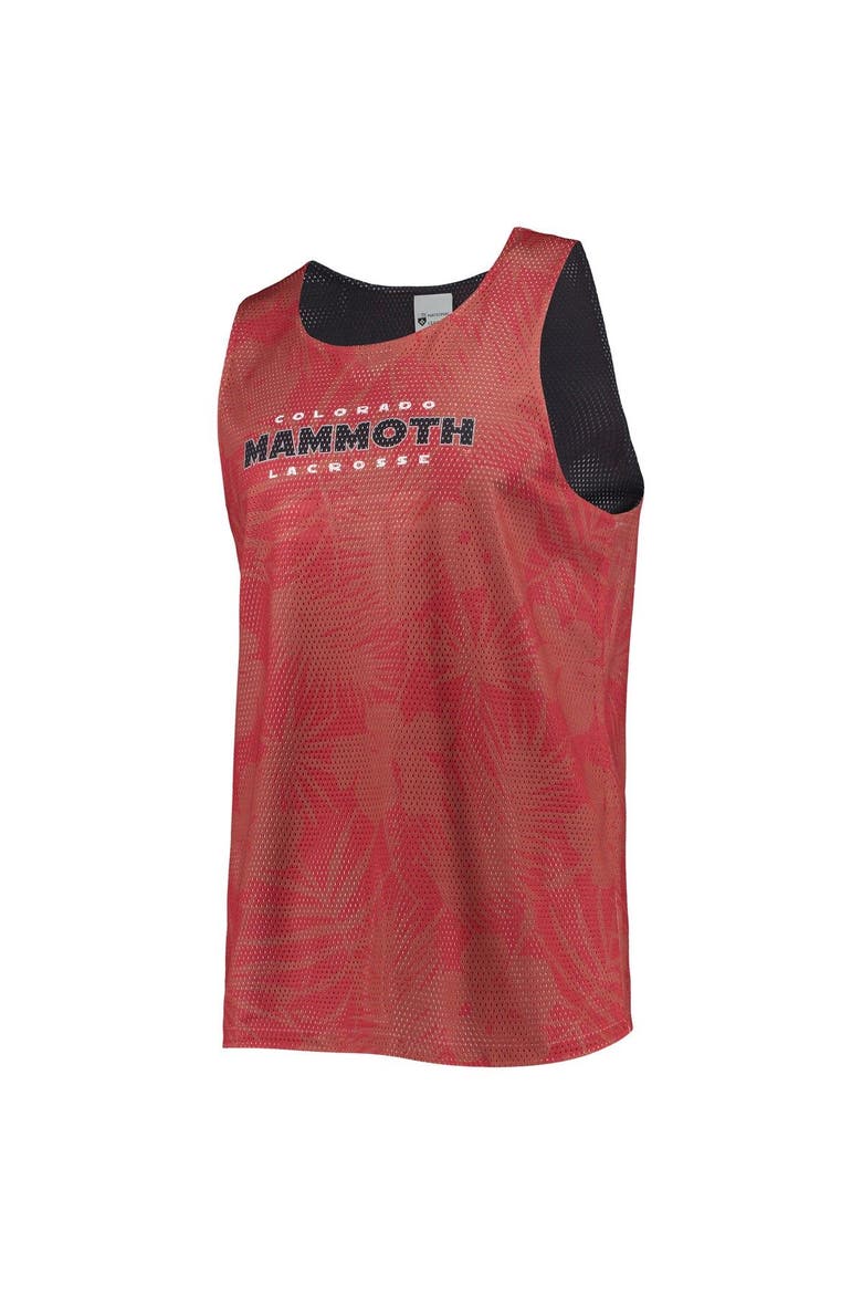 Men's FOCO Red/Black Colorado Mammoth Reversible Mesh Tank Top, Alternate, color, Red