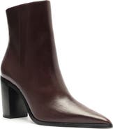 Schutz Mikki Pointed Toe Block Heel Bootie