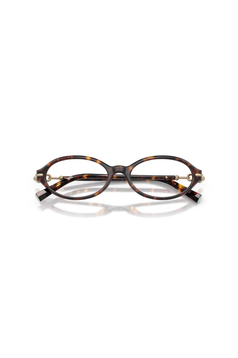51mm Oval optical glasses, Alternate, color, Tortoise