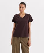 Pact Organic Cotton Women's Softspun Essential V-Neck Tee