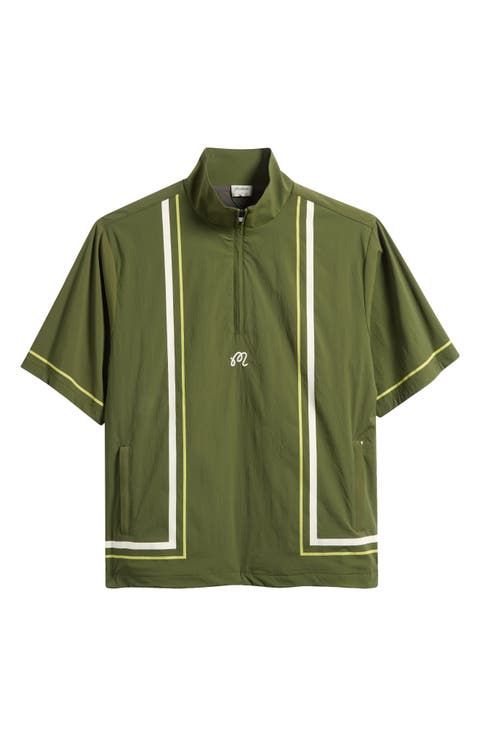 Playa Short Sleeve Half Zip Windbreaker