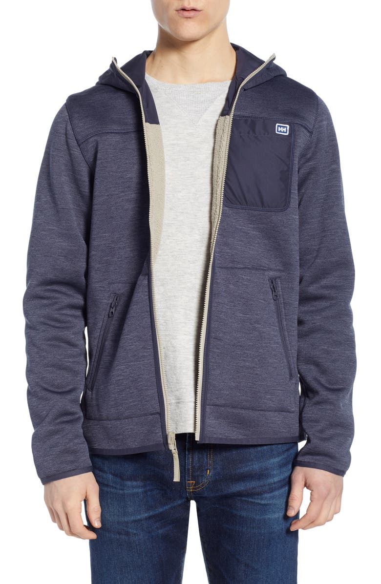 Helly Hansen Verket Reversible Zip Hoodie, Main, color, 