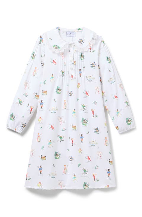 Kids' Lola Print Long Sleeve Nightgown (Toddler, Little Kid & Big Kid)