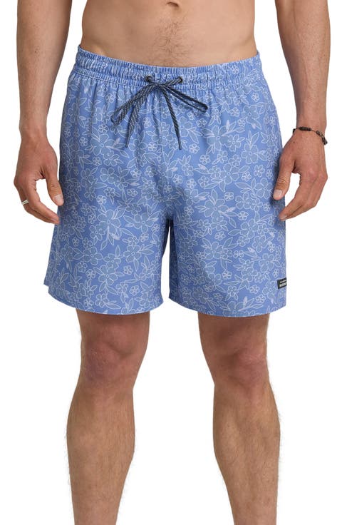 Mix Pack Volley Floral 17" Swim Trunks