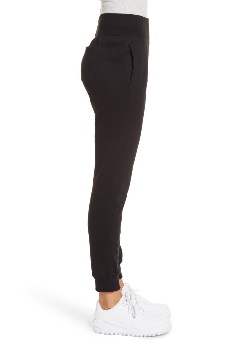 Fleece Joggers, Alternate, color, BLACK