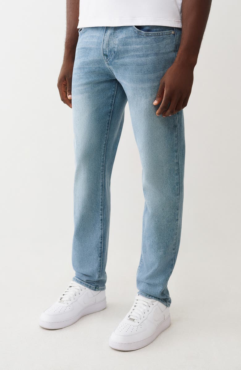 True Religion Geno Flap Slim Jeans, Alternate, color, Light Icy Blue Pine