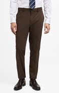 MANGO Prince of Wales Check Super Slim Fit Stretch Pants