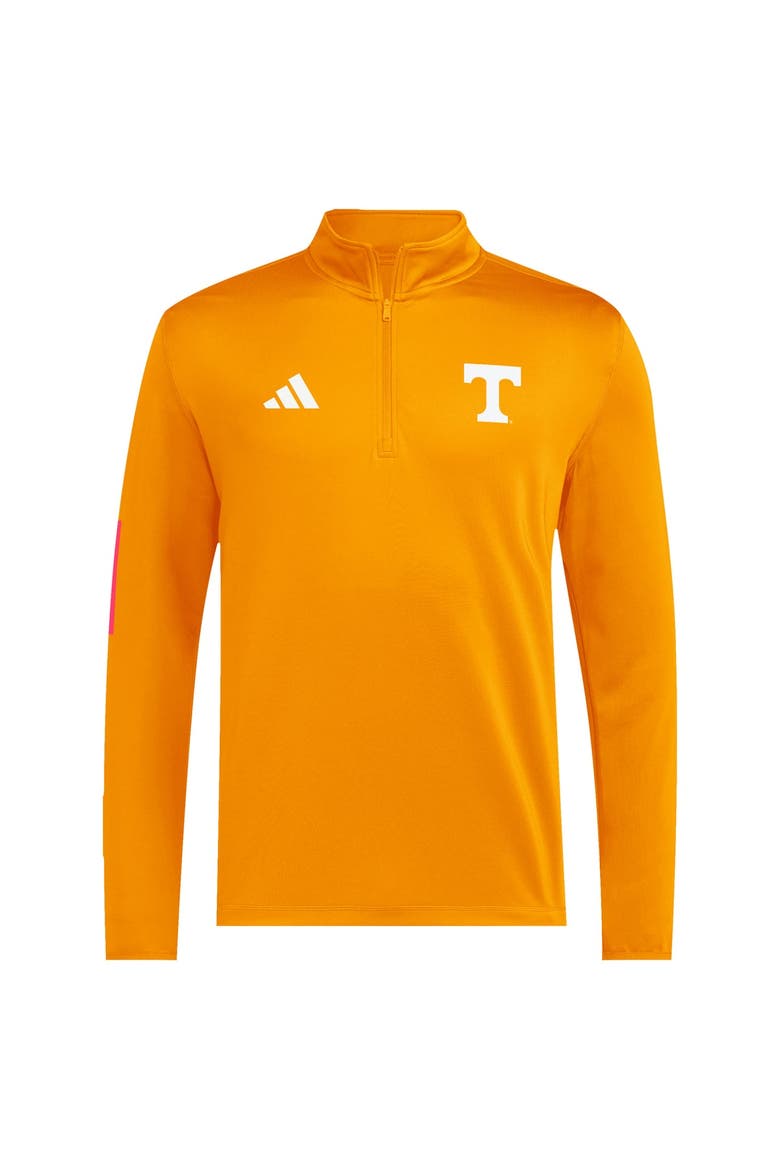 Men's adidas Tennessee Orange Tennessee Volunteers 2026 Sideline Ultimate 365 Woven Quarter-Zip Pullover, Alternate, color, Tennessee Orange