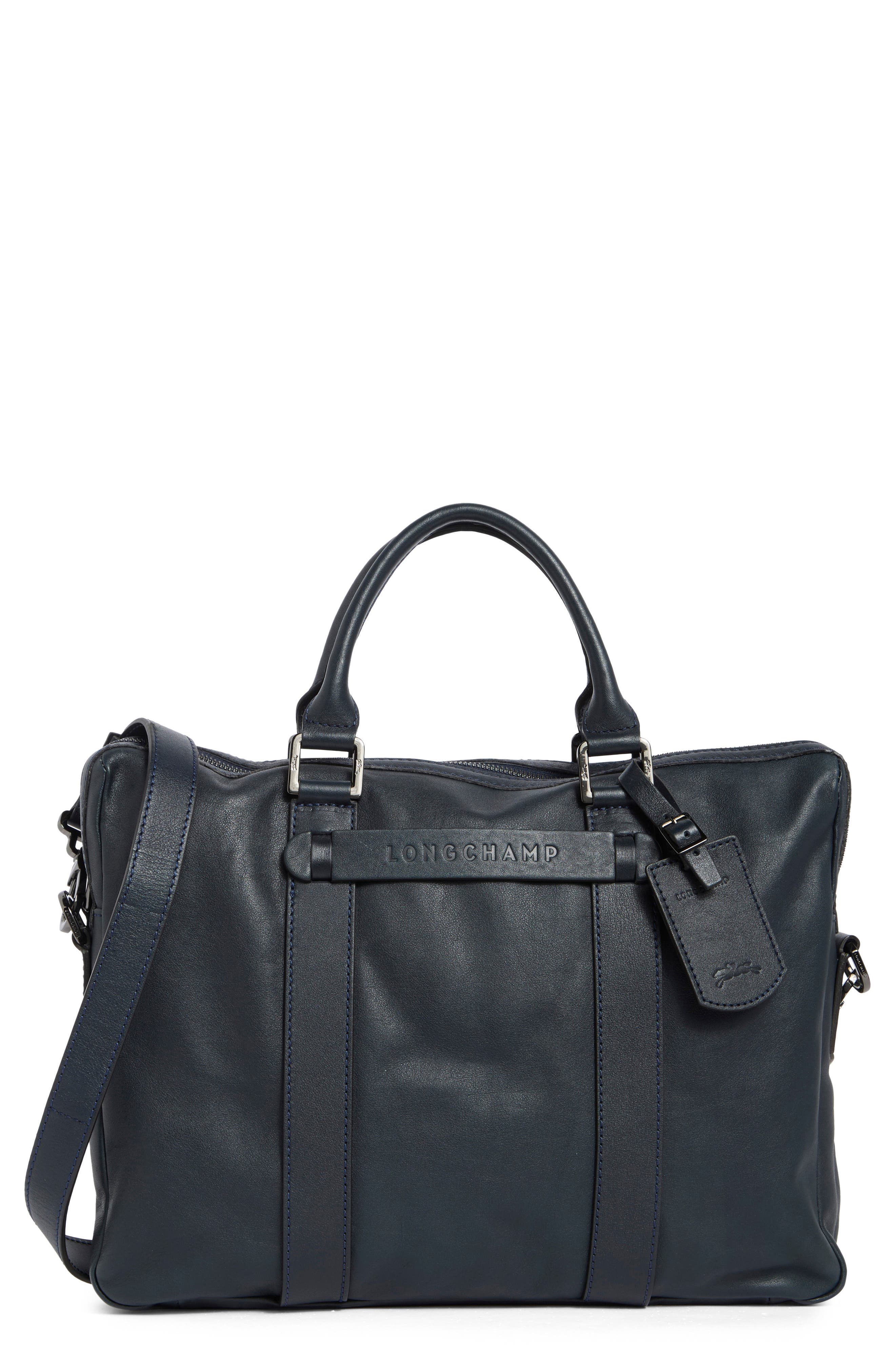 Longchamp LC3D Small Leather Briefcase