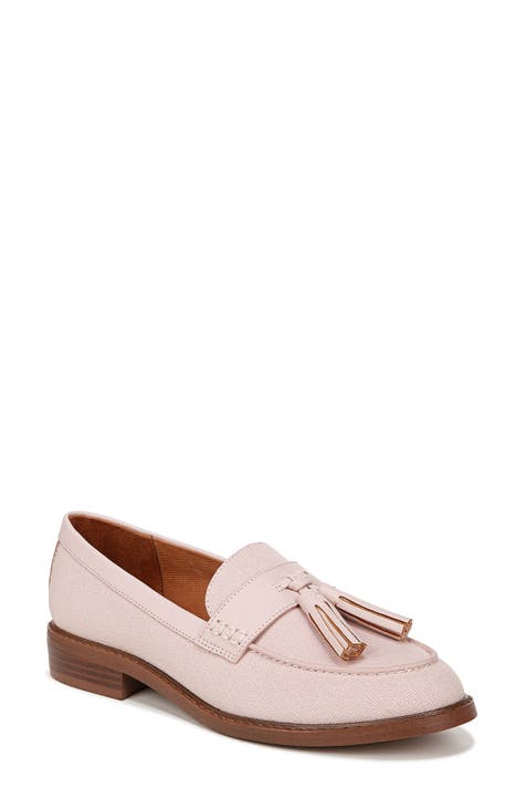 New shops look pink loafers