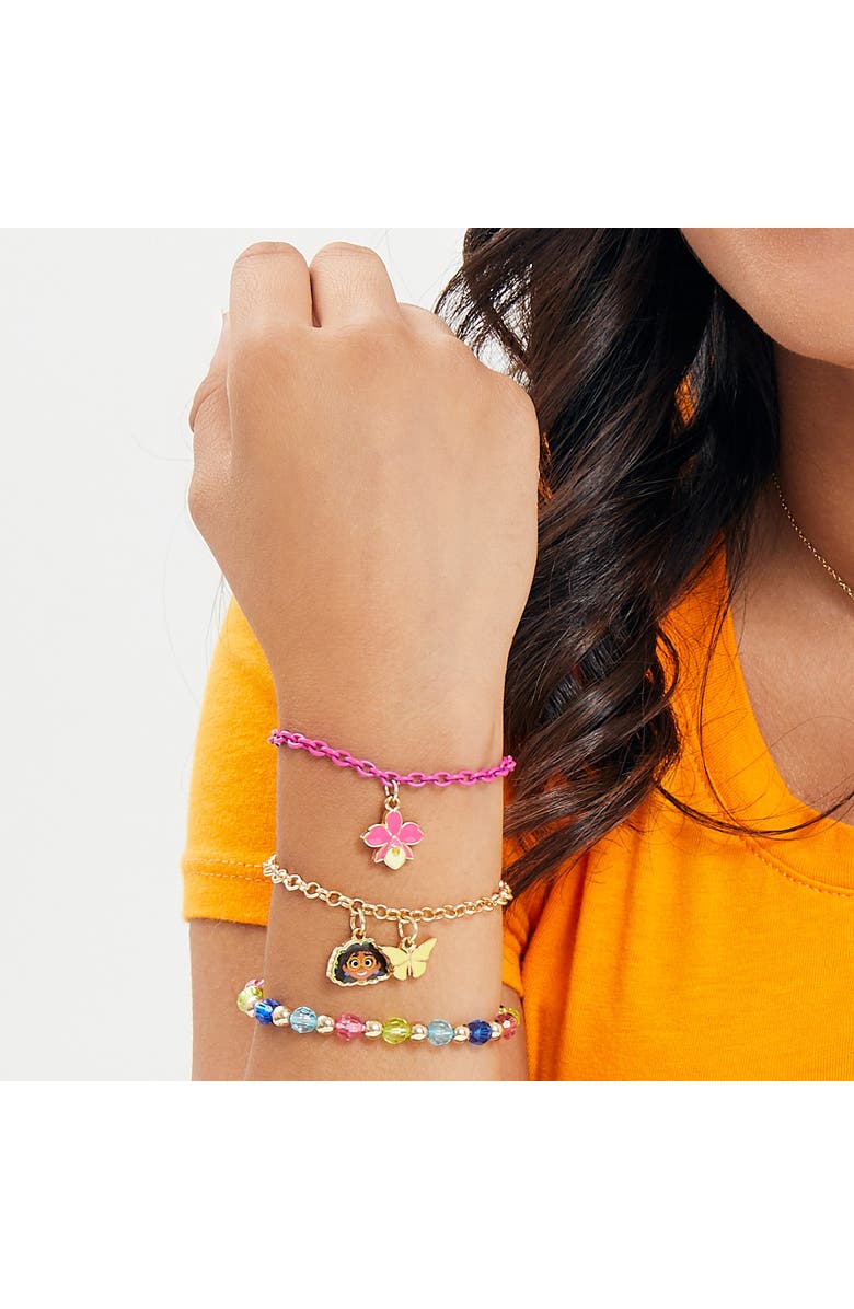 Disney Encanto Set of 2 Charm Bracelets and 1 Stretch Beaded Bracelet, 6", Alternate, color, Multicolor