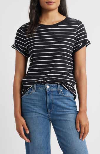 Sanctuary Abstract Print Cotton Blend T-Shirt