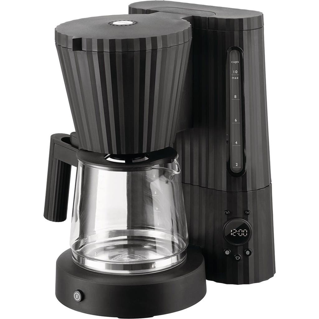 Alessi Plissé Drip Coffee Maker In Black