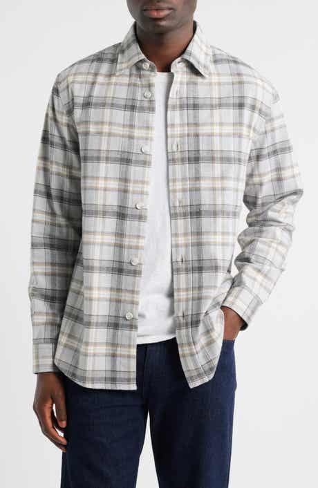 Owen Relaxed Fit Plaid Cotton Flannel Button-Up Shirt