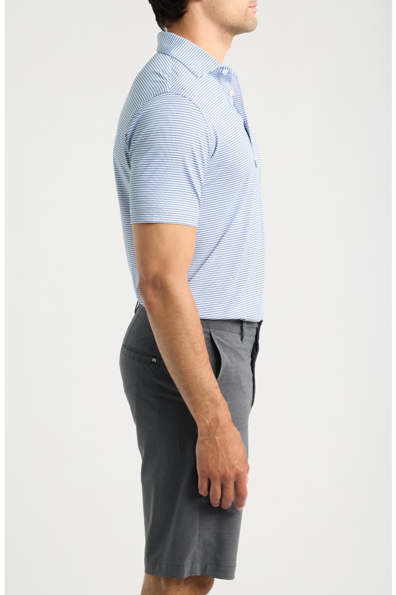 Ensemble Performance Jersey Polo, Alternate, color, BLUE/ WHITE