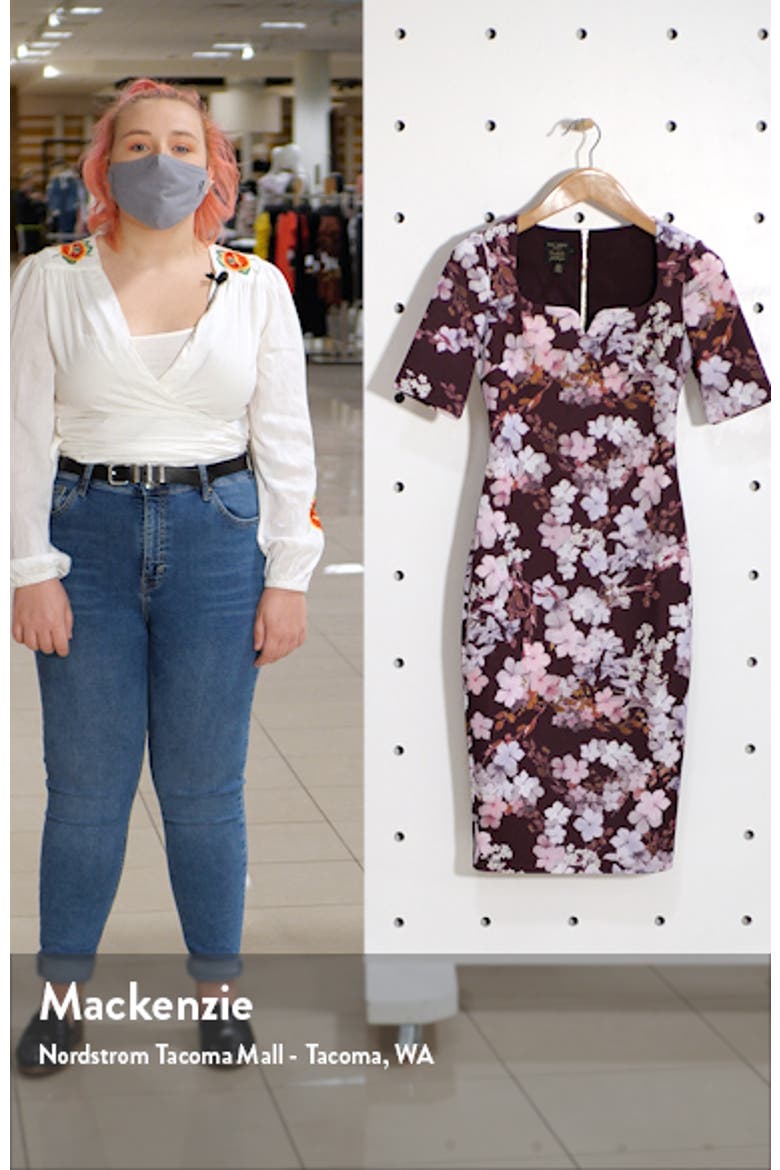 Heike Pergola Floral Print Body-Con Dress video