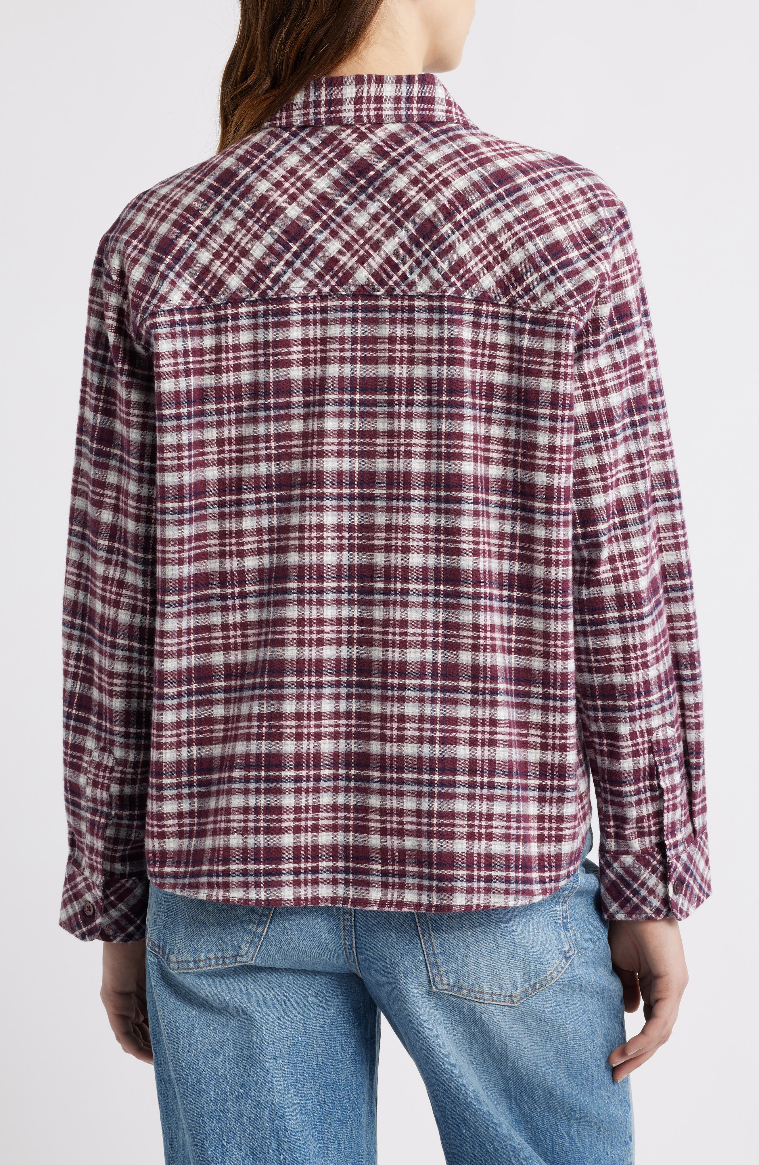 Bordeoux Check Shirt - image 2