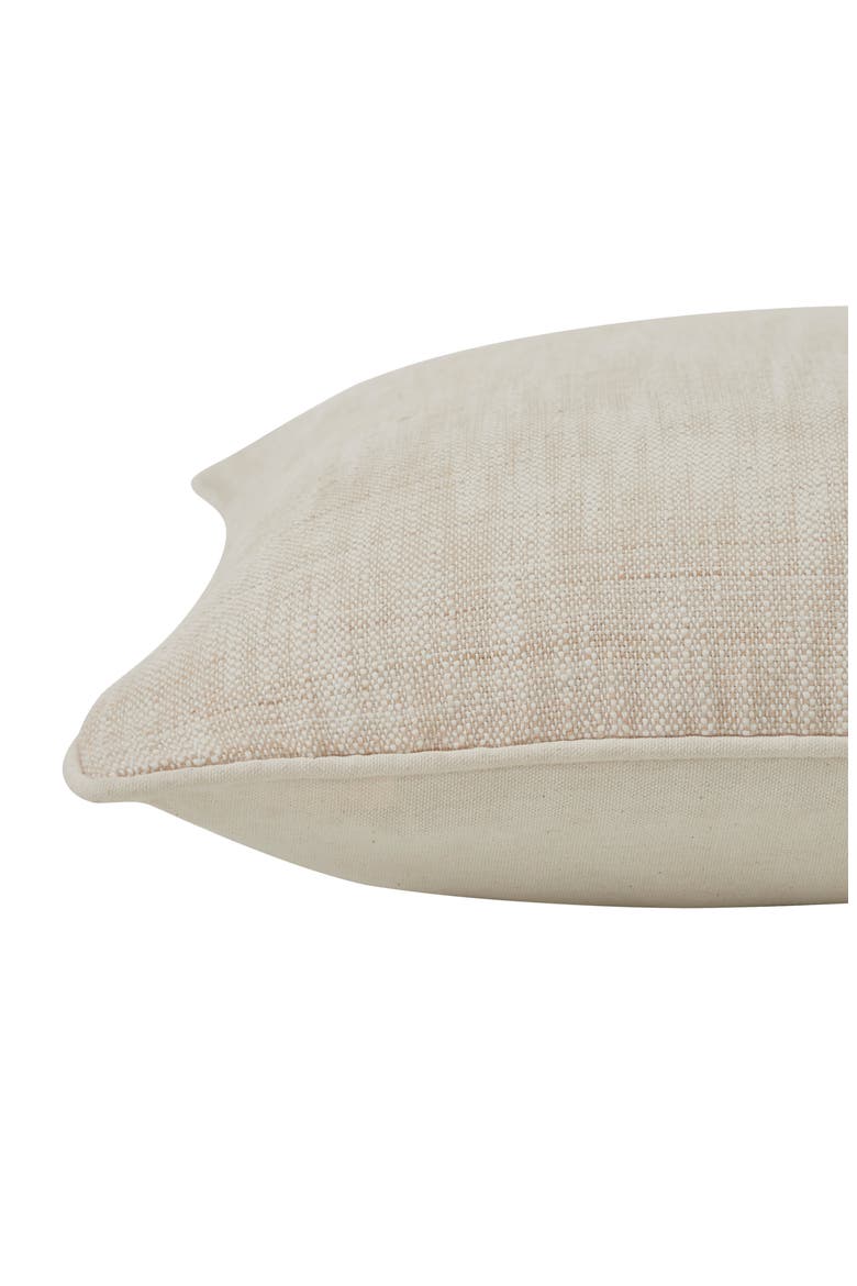 Amal Textured Throw Pillow, Main, color, BEIGE