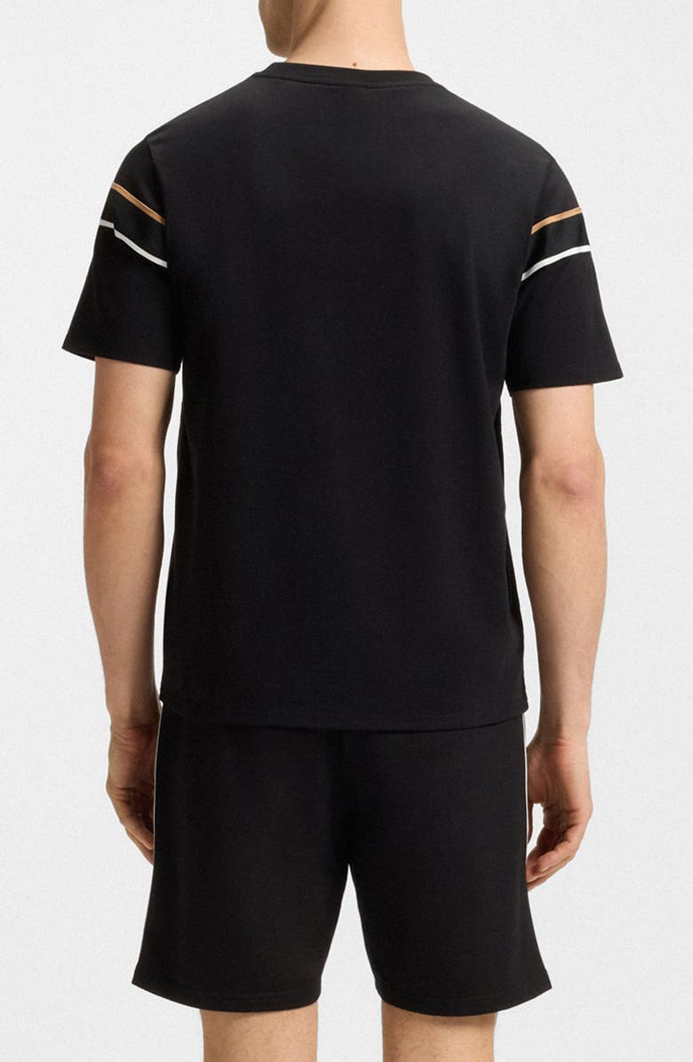 BOSS Iconic Stripe T-Shirt, Alternate, color, Black