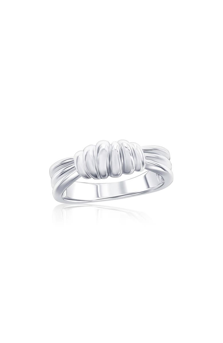 SIMONA Textured Ring, Main, color, Silver