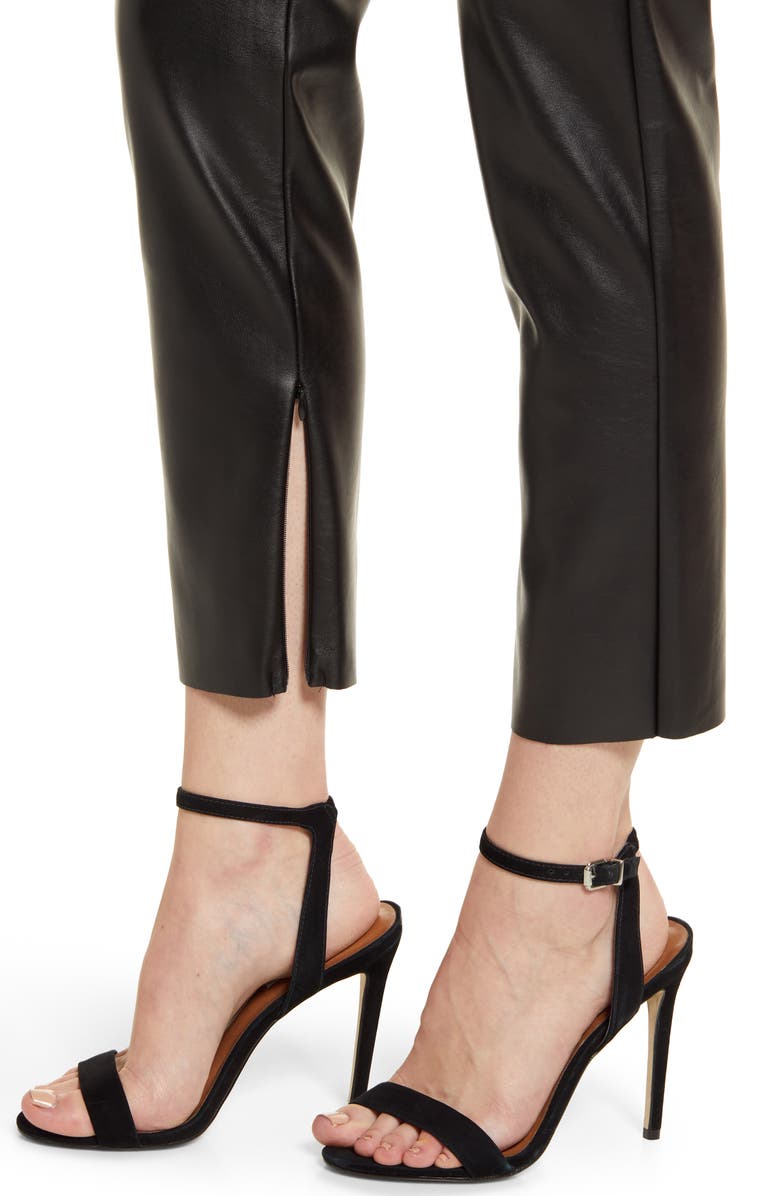 Lulus Keep Your Stride Faux Leather Pants, Alternate, color, 