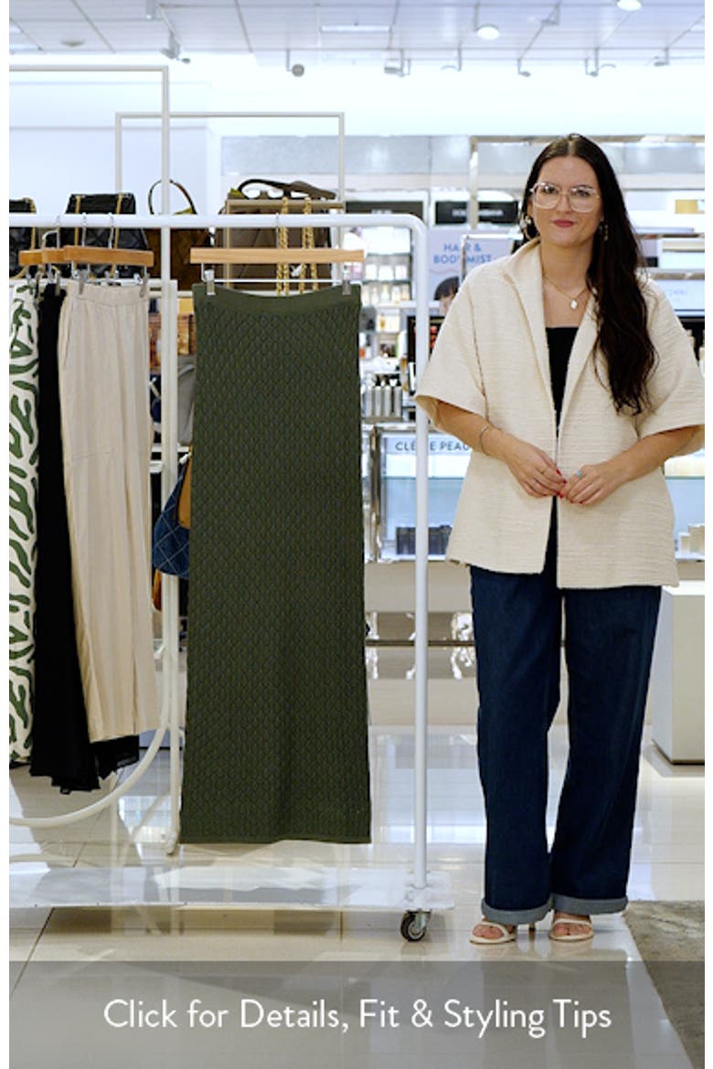 Asplie Pointelle Maxi Skirt video