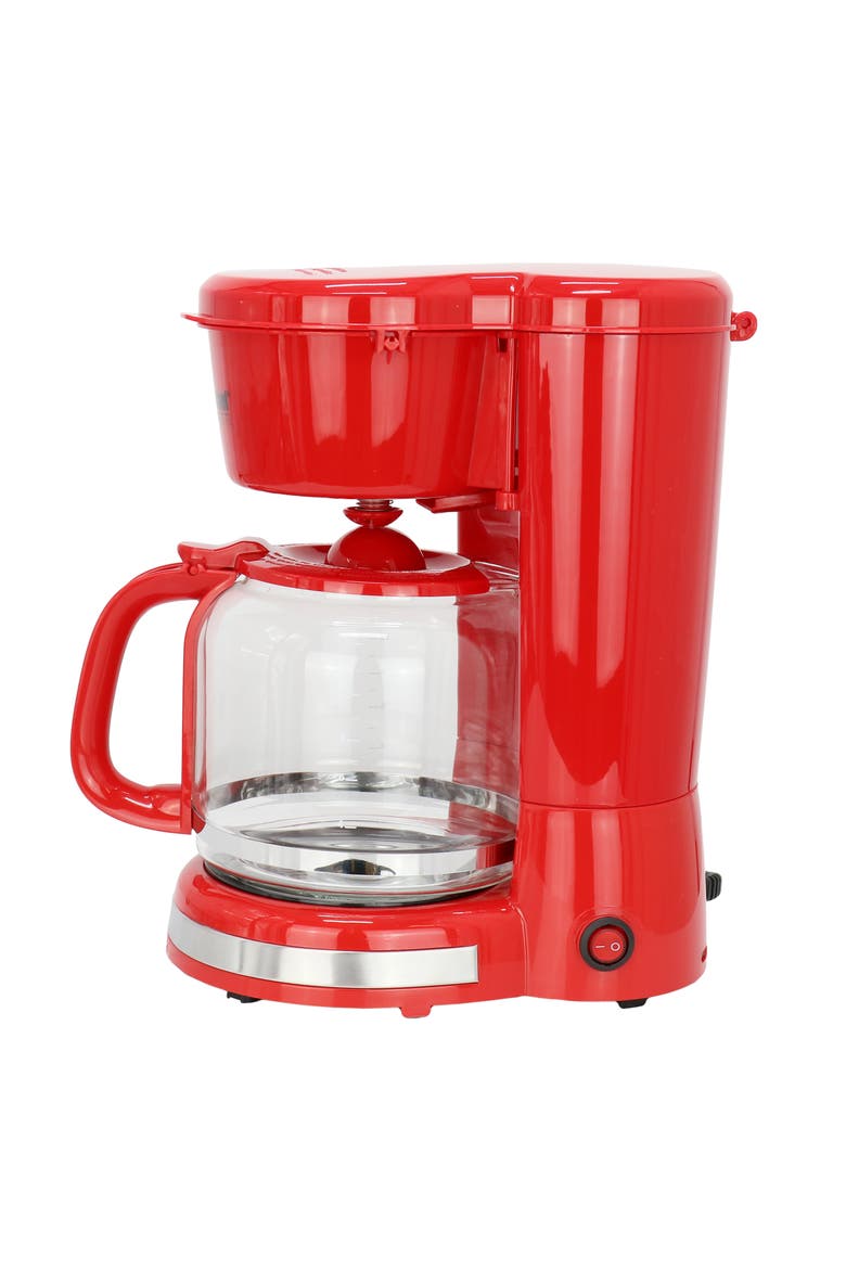 12 Cup 900 Watt Coffee Maker, Alternate, color, Red