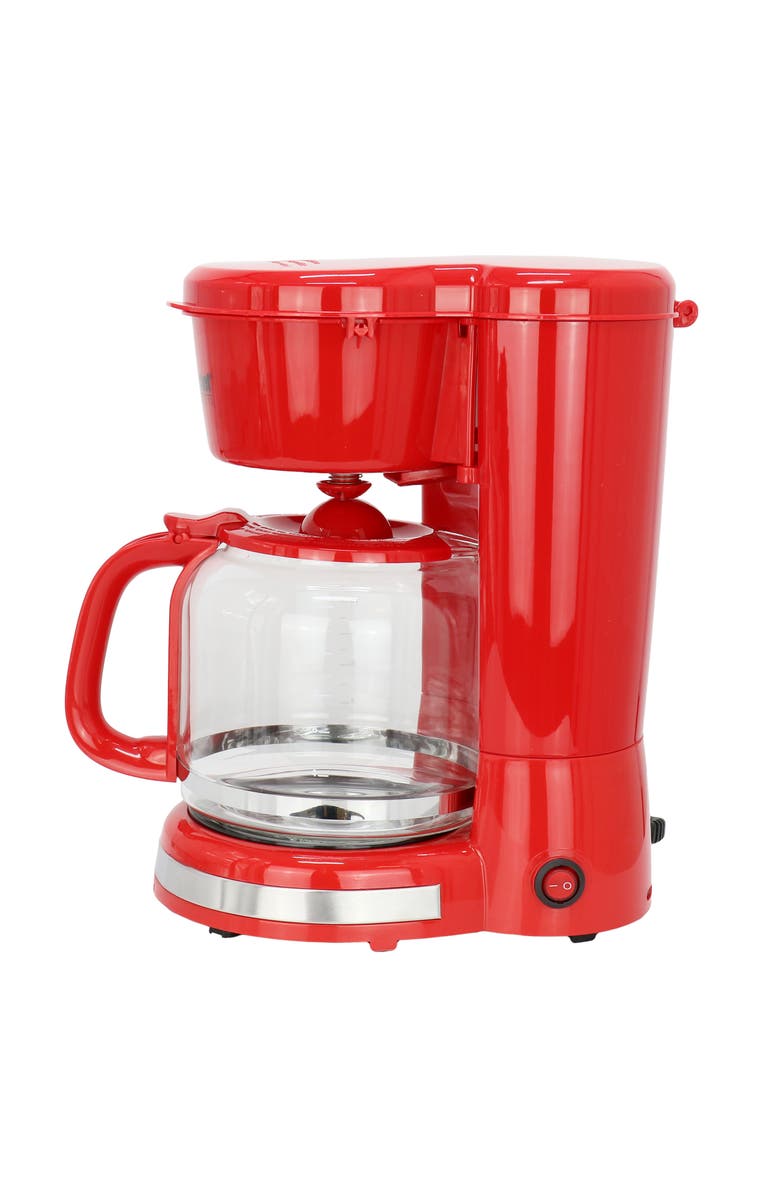 Better Chef 12 Cup 900 Watt Coffee Maker, Alternate, color, Red