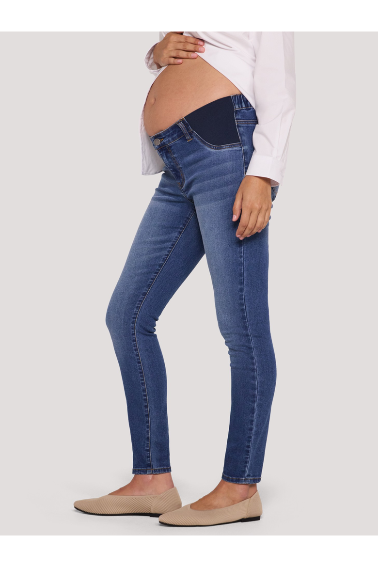 Under the Belly Ankle Skinny Jeans, Alternate, color, Medium Wash