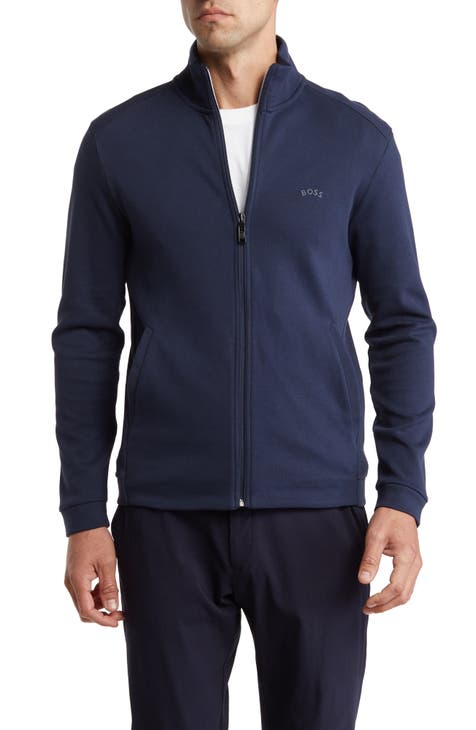 Skaz Curved Cotton Zip-Up Jacket