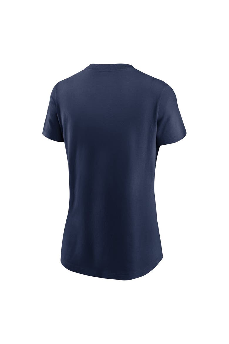 Women's Nike  Navy Minnesota Twins Fuse Wordmark T-Shirt, Alternate, color, Navy