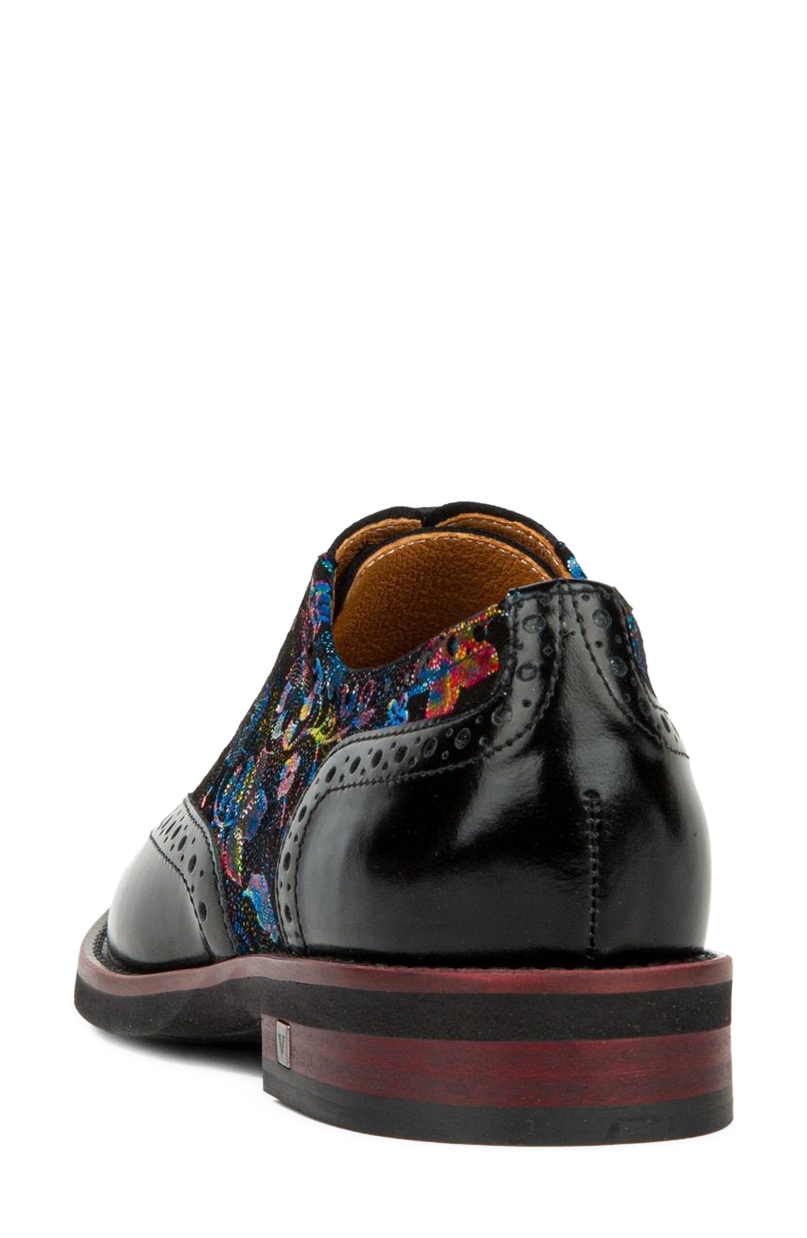 Vivienne Wingtip Oxford, Alternate, color, BLACK MULTI