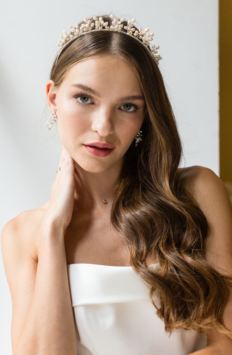 Brides & Hairpins Xylia Crown Headband, Alternate, color,
