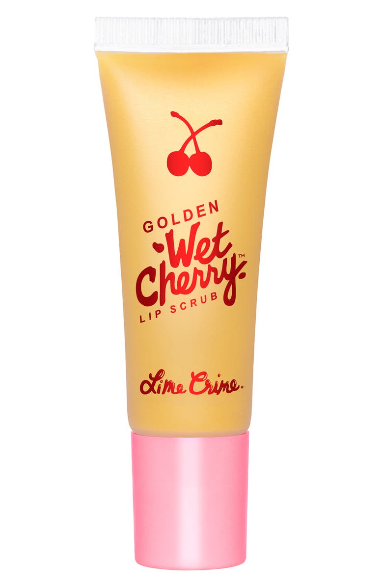Lime Crime Golden Wet Cherry Lip Scrub, Main, color,