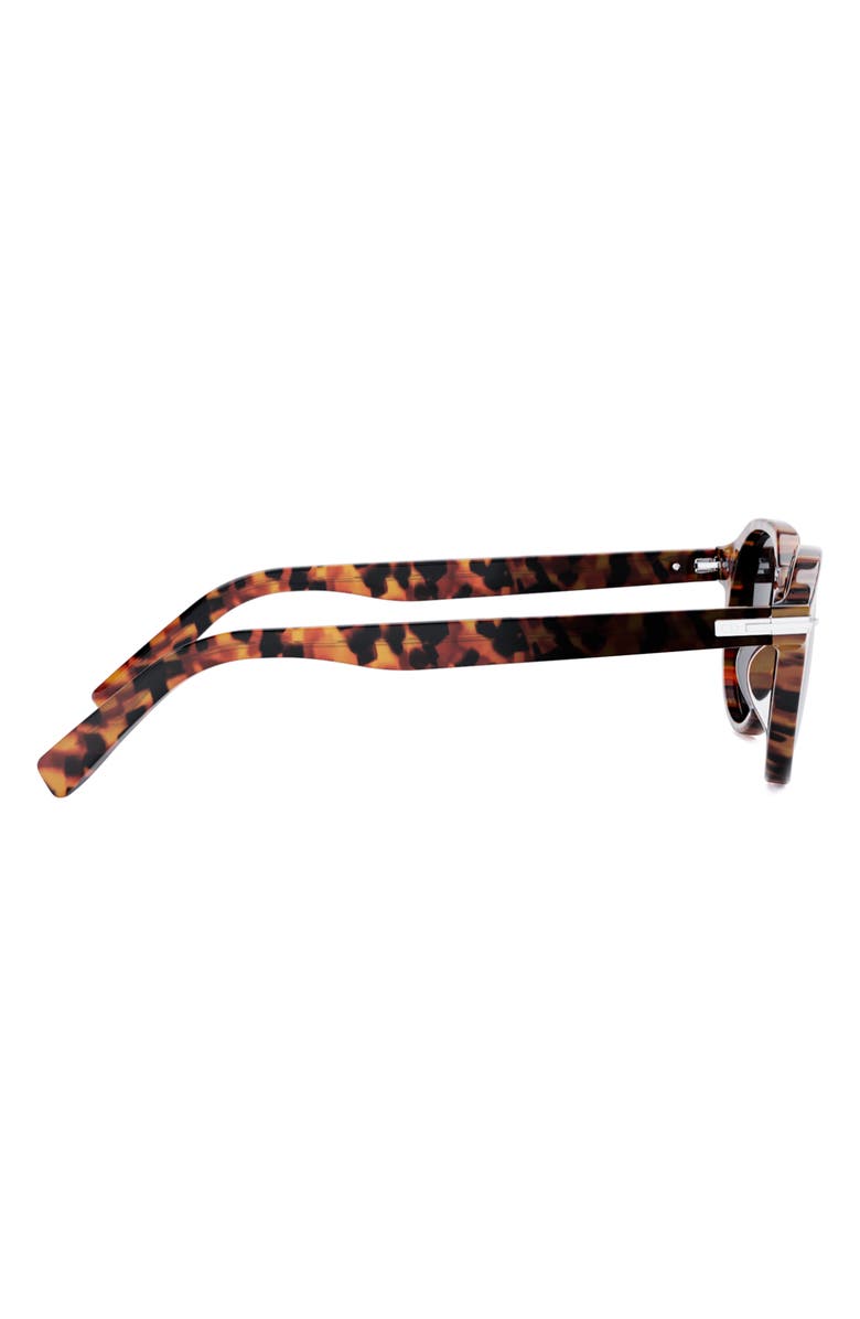 DIOR 'DiorBlacksuit R2I 51mm Round Sunglasses, Alternate, color, 
