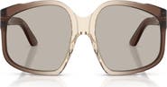 Miu Miu 59mm Polarized Irregular Sunglasses
