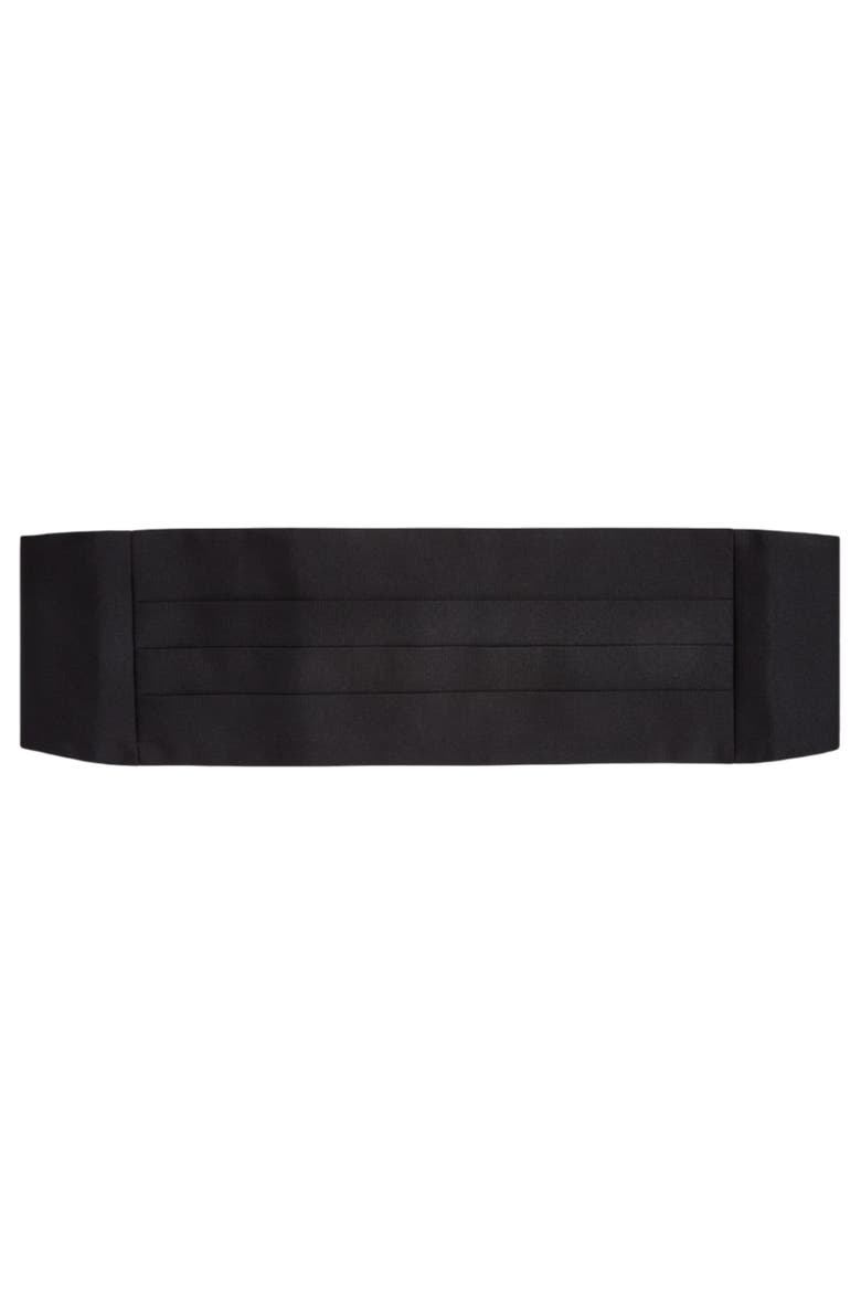 Baldwin Grosgrain Cummerbund, Main, color, Black