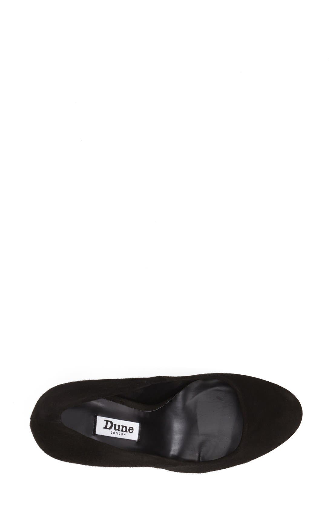 'Aubree' Block Heel Pump, Alternate, color, BLACK SUEDE