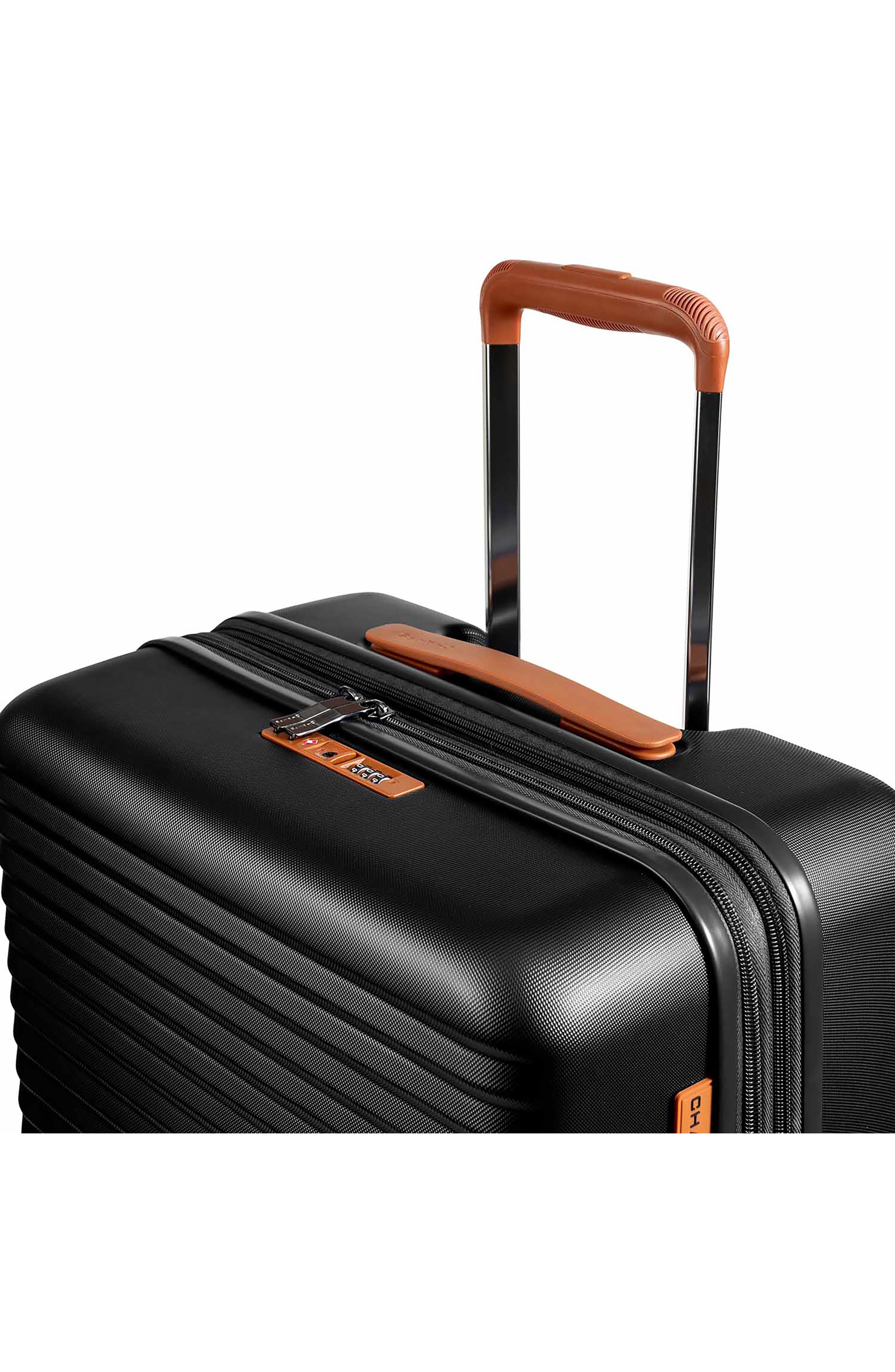 CHAMPS Vintage 24-Inch Hardside Spinner Packing Case, Alternate, color, Black