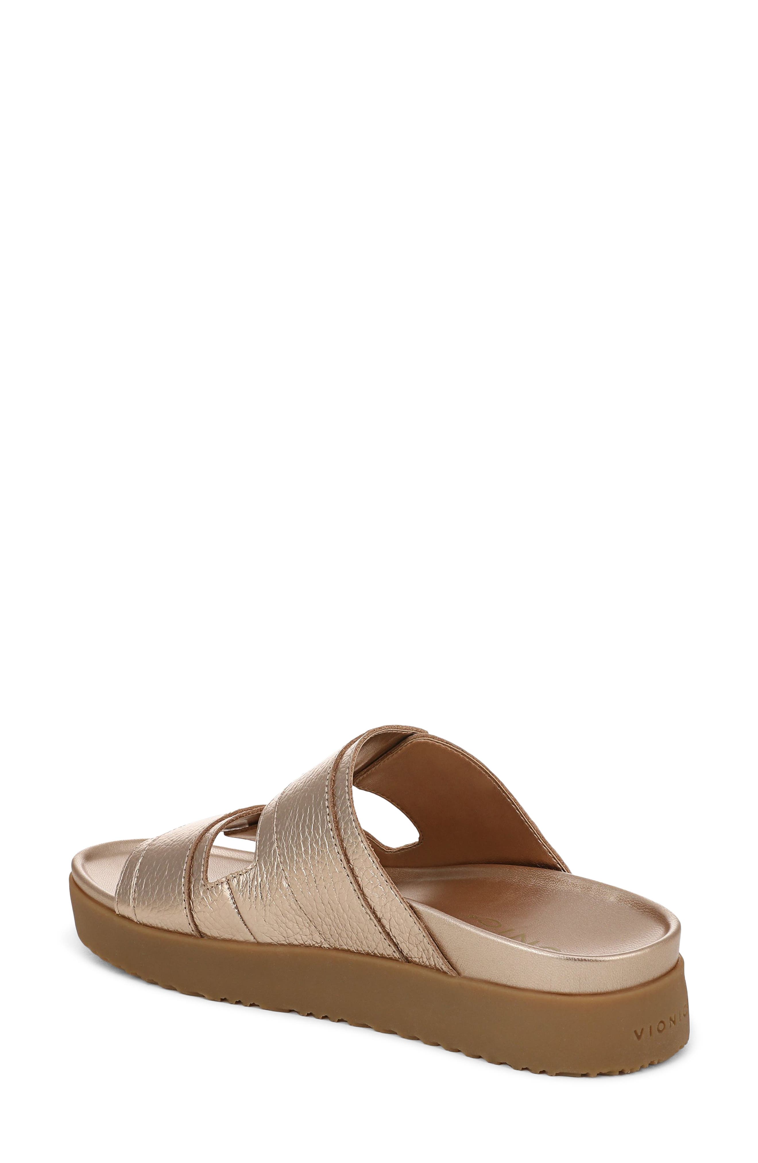 Riviera Slide Sandal, Alternate, color, BRONZE