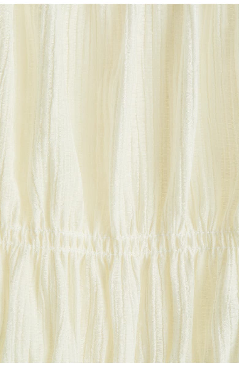 H&M Draped Top, Alternate, color, Cream