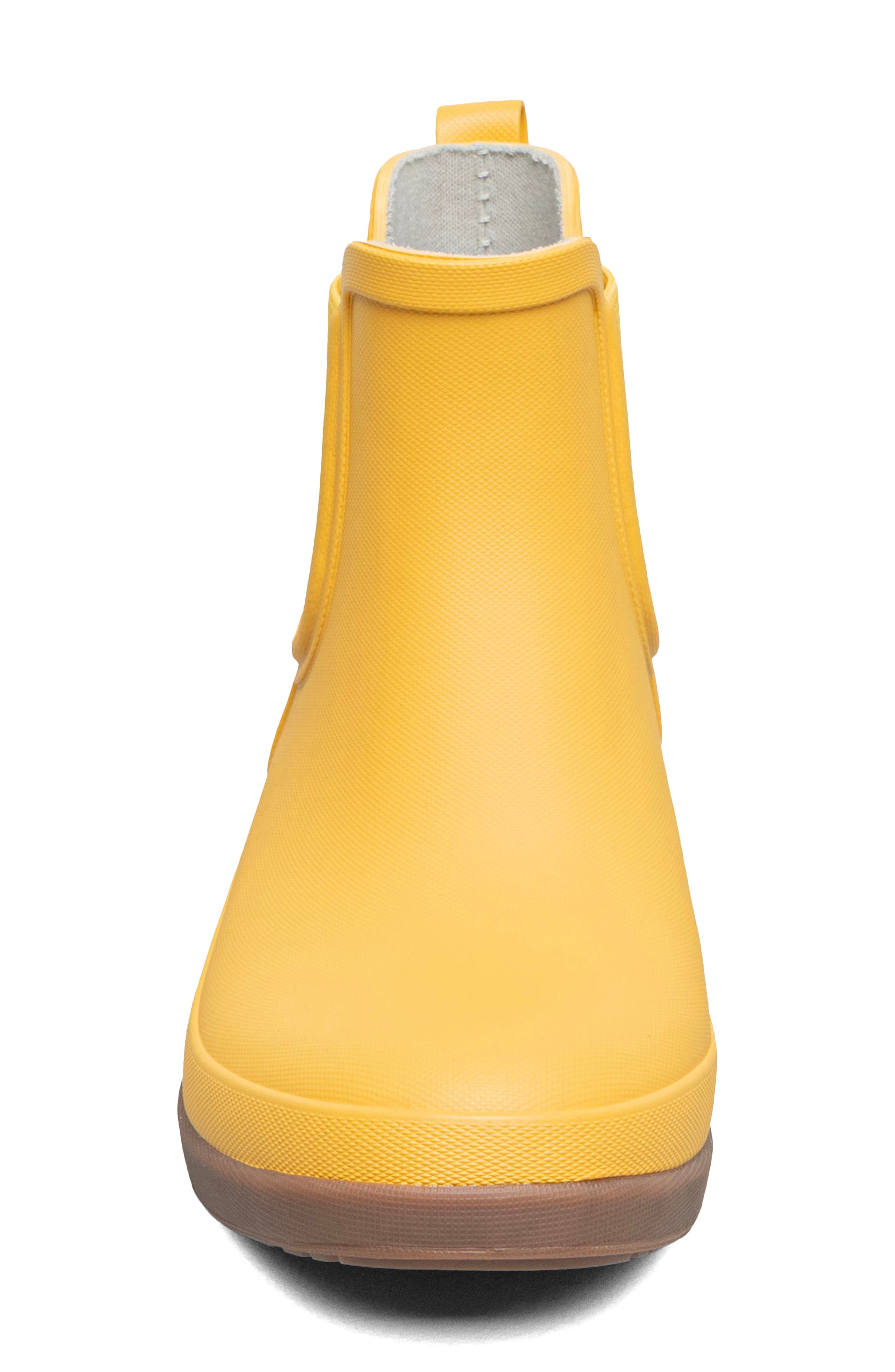Amanda II Waterproof Insulated Chelsea Rain Boot, Alternate, color, MUSTARD