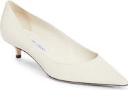 Jimmy Choo Amelia Pointed Toe Kitten Heel Pump