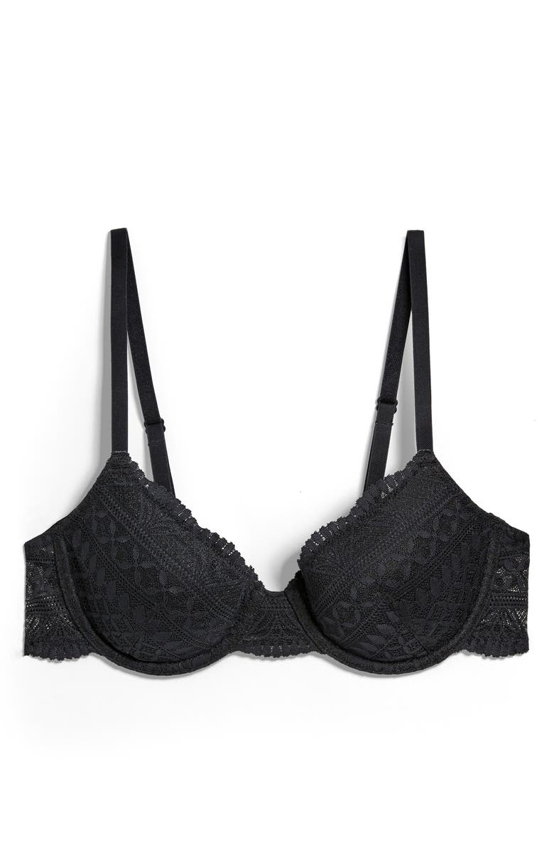 Etam Idole No. 4 Underwire Demi Bra, Alternate, color,