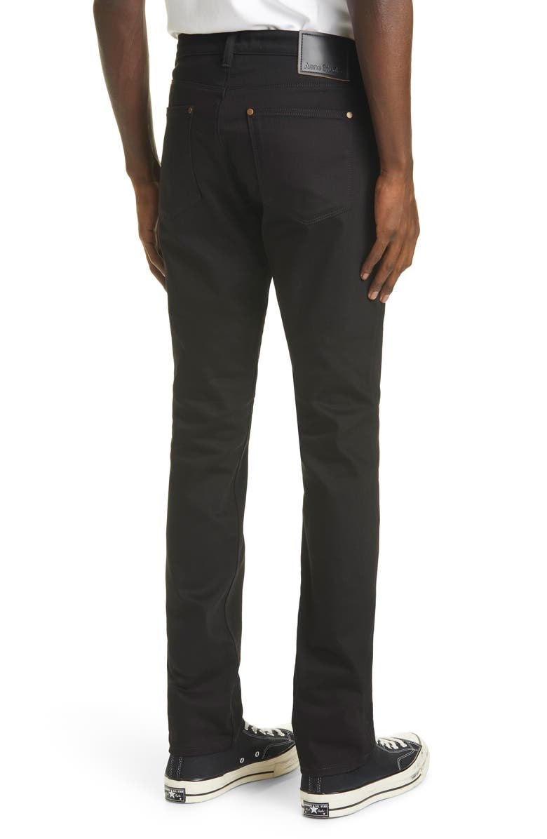 Acne Studios Men's Max Stay Black Slim Fit Jeans, Alternate, color,