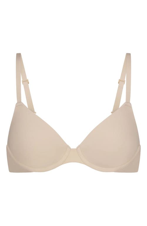 Skims Fits Everybody T-shirt Bra In Sand In Neutral