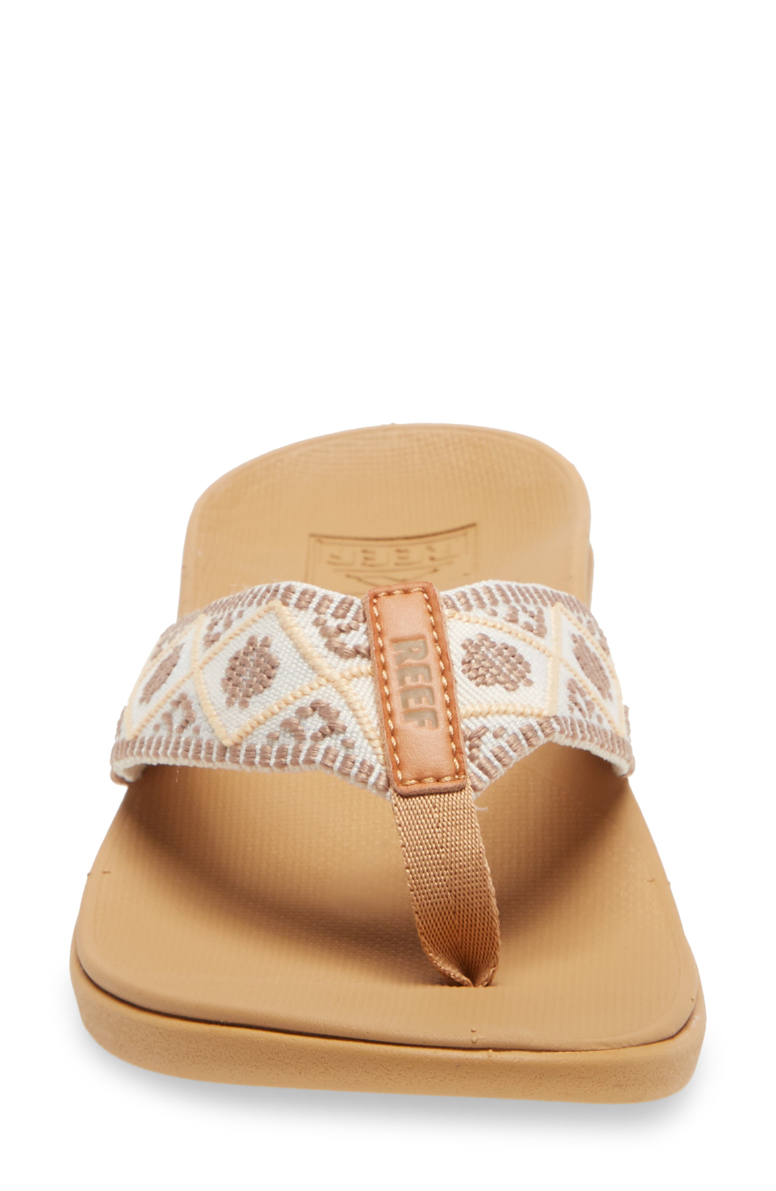 Reef Ortho-Bounce Woven Flip Flop, Alternate, color, 