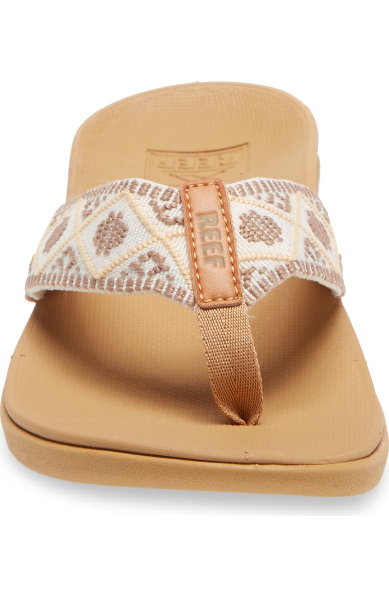 Reef Ortho-Bounce Woven Flip Flop, Alternate, color,