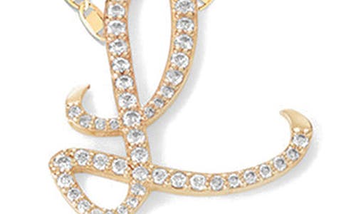 Lana Malibu 14k Gold & Diamond Initial Pendant Necklace In Gold
