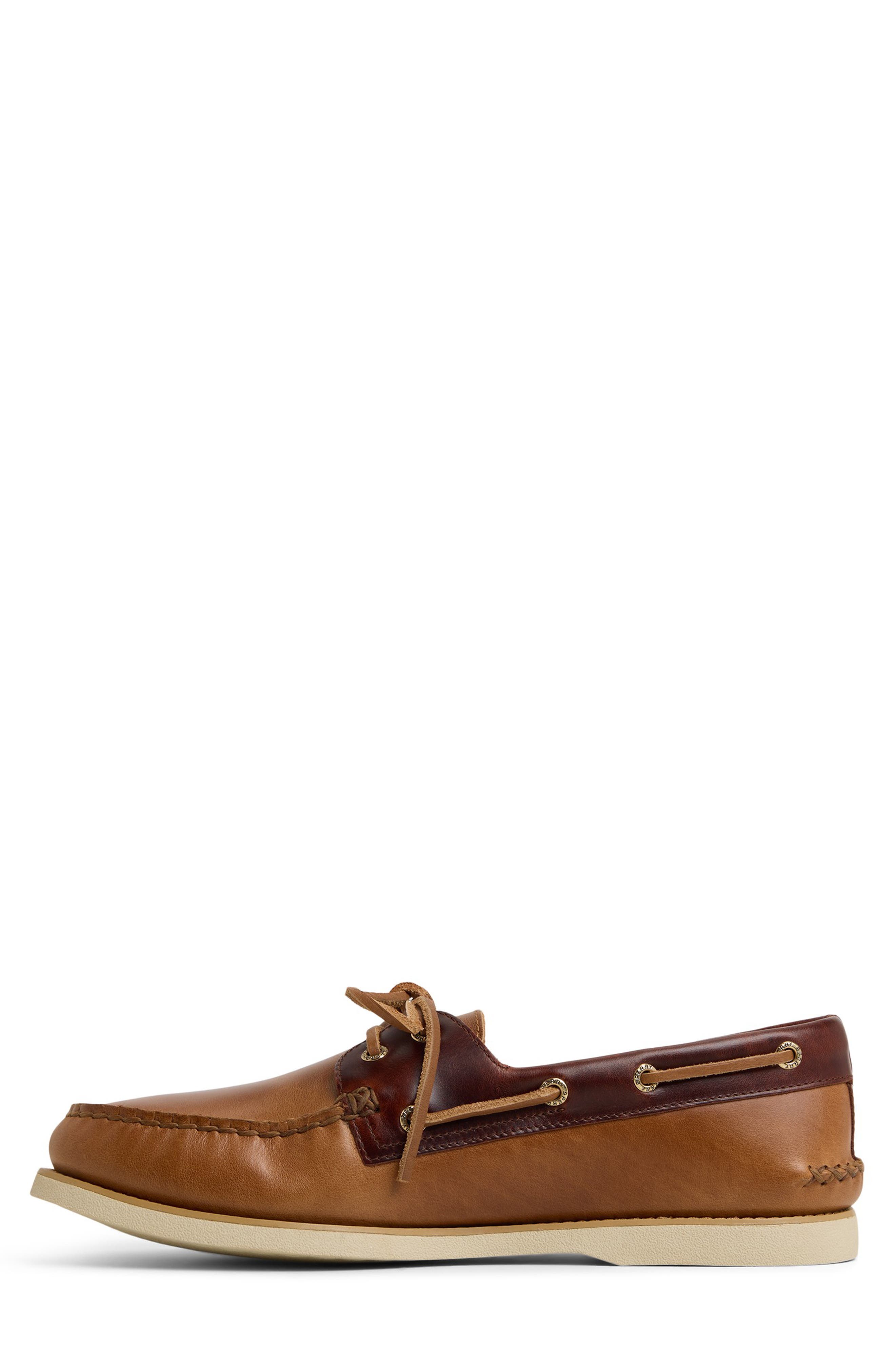 Gold Cup Authentic Original 2-Eye Boat Shoe, Alternate, color, TAN COMBO
